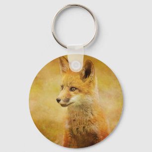 Der Fuchs im Wald Schlüsselanhänger