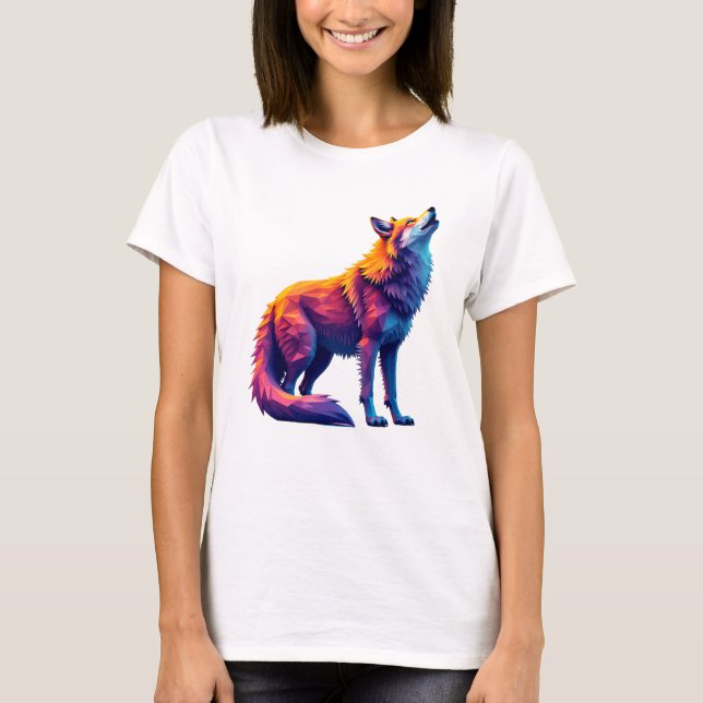 Der Fuchs in der Zukunft T-Shirt (Vorderseite)