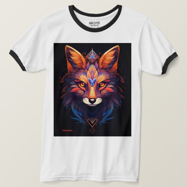 Der Fuchs in seinem natürlichen Lebensraum T-Shirt (Design vorne)