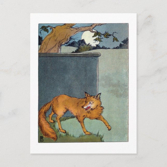 Der Fuchs Postkarte (Vorderseite)