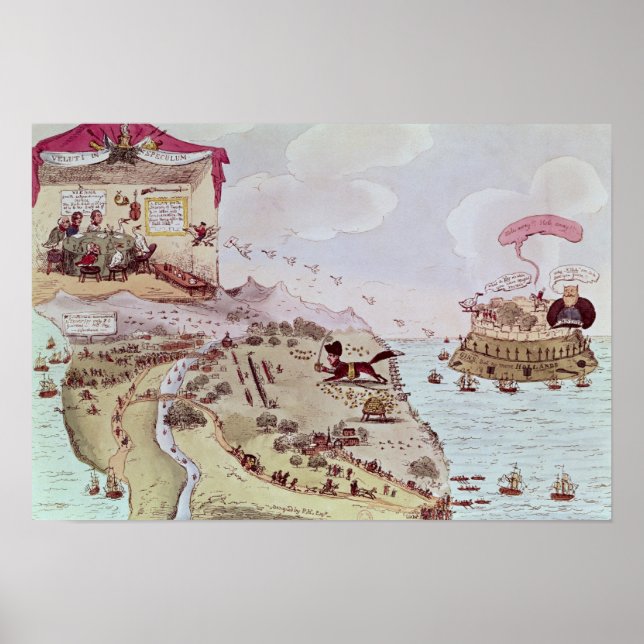 Der Fuchs und die Gans oder Boney Broke Loose Poster (Vorne)