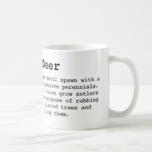 Der Führer des Gärtners zur Rotwild-Tasse Kaffeetasse