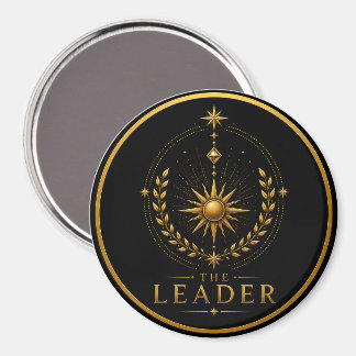 Der Führer Leo Archetyp Kreis Magnet