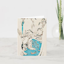 Der Fuji-Fluss im Schnee