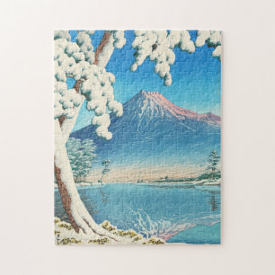 Der Fuji nach dem Schnee Hasui Kawase scheint im W