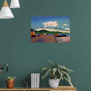 Der Fuji von einer Straße Tokuriki Tomikichiro 194 Poster