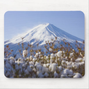 Der Fujisan bedeckte mit Schnee Mousepad