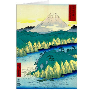 Der Fujisan von Hakone See 1858