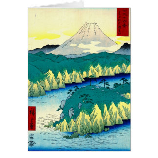 Der Fujisan von Hakone See 1858