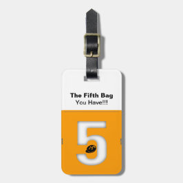 Der fünfte Beutel für das benutzerdefinierte Monog Gepäckanhänger