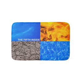 Der fünfte Innern Badematte