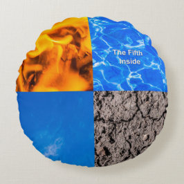 Der fünfte Innern Rundes Kissen