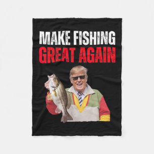 Der Funny Donald Trump macht das Fischen wieder gr Fleecedecke