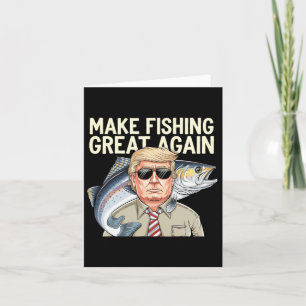 Der Funny Donald Trump macht das Fischen wieder gr Karte