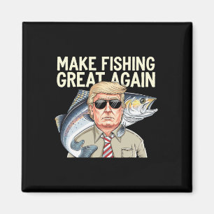 Der Funny Donald Trump macht das Fischen wieder gr Magnet