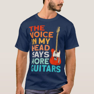 Der Funny Guitarist The Voice in meinem Kopf sagt  T-Shirt