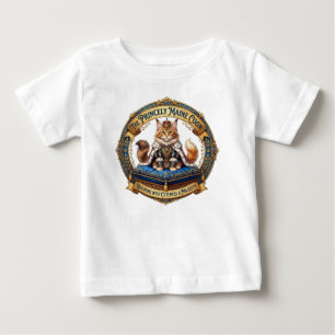 DER FÜRSTLICHE MAINE COON BABY T-SHIRT