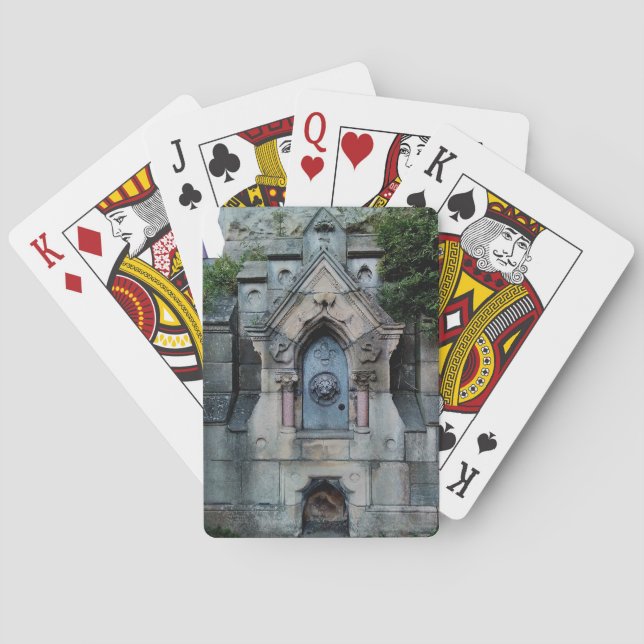 Der Fuß der Brücke Spielkarten (Rückseite)