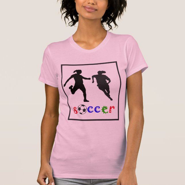 Der Fußball der Frauen T-Shirt (Vorderseite)
