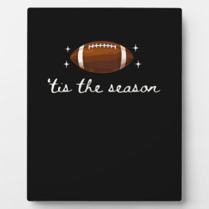 Der Fußball der Saison - Retro Football Game Day Fotoplatte