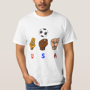 Der Fußball-Team tauber Frauen Vereinigter Staate T-Shirt