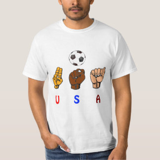 Der Fußball-Team tauber Frauen Vereinigter Staaten T-Shirt