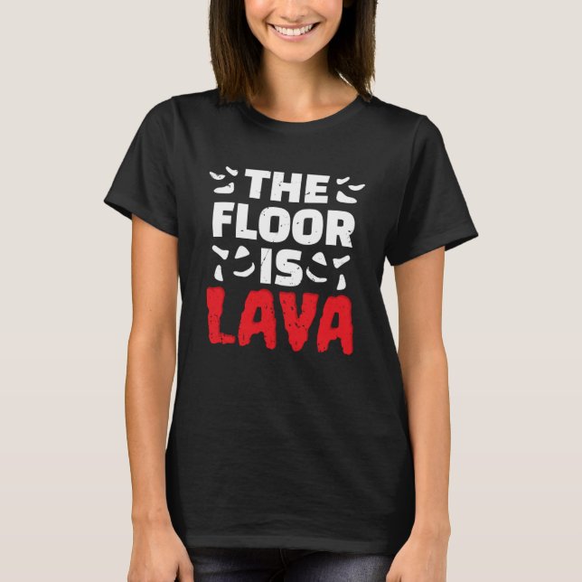 Der Fußboden ist Lava Climber Sport Klettersteig B T-Shirt (Vorderseite)
