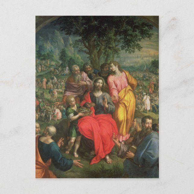 Der Füttre der 5000 um 1590 Postkarte (Vorderseite)