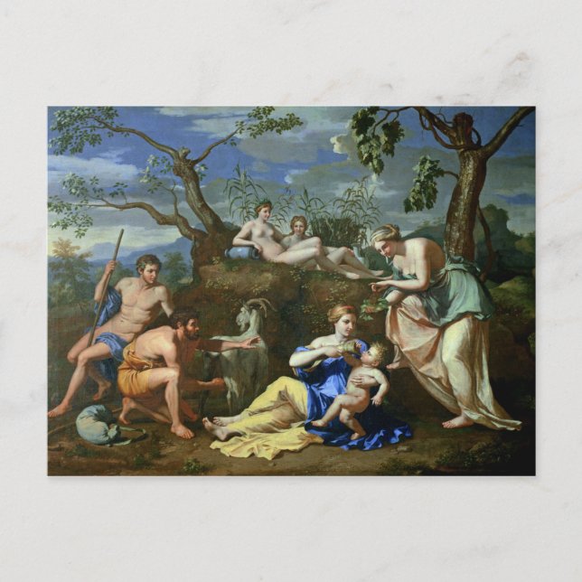 Der Füttre des Jupiters, c.1640 Postkarte (Vorderseite)