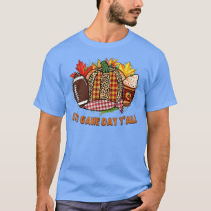 Der "Game Day Y'all Retro-Fußballsaison Herbst T-Shirt