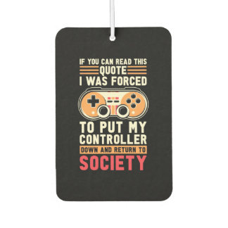 Der Gamer war gezwungen, meinen Controller zu stel Autolufterfrischer