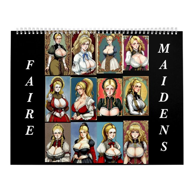 Der ganze Jahrmarkt Maidens Kalender (Titelbild)