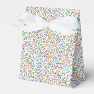 Der ganze Regenbogen farbenfrohe, gesprenkelte Pun Geschenkschachtel