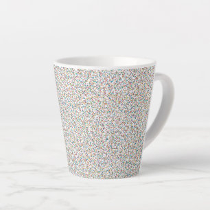 Der ganze Regenbogen farbenfrohe, gesprenkelte Pun Milchtasse