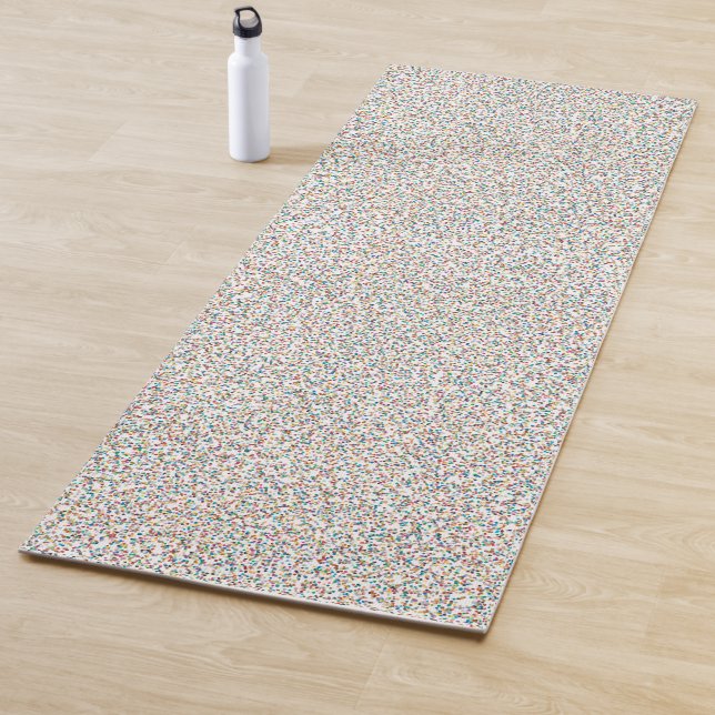 Der ganze Regenbogen farbenfrohe, gesprenkelte Pun Yogamatte (Beispiel)