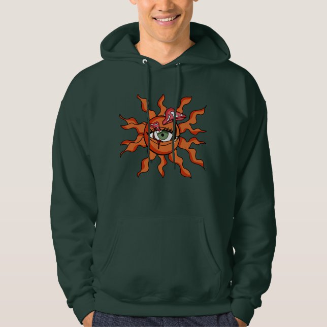 Der ganze sonnendurchflutete Pilzsaal Hoodie (Vorderseite)