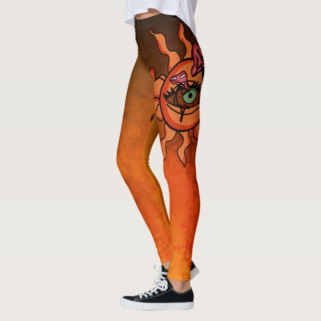 Der ganze sonnendurchflutete Pilzsaal Leggings (Links)