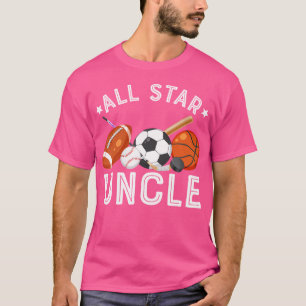 Der ganze Star Onkel der Geburtstagskameraden Bask T-Shirt