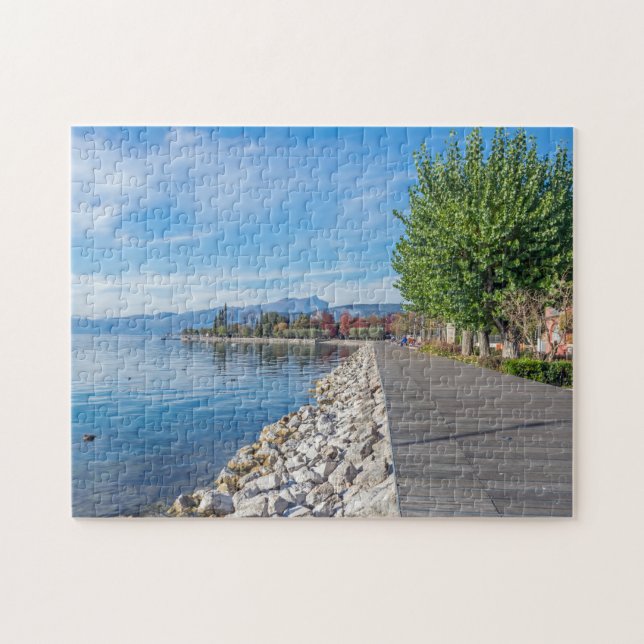 Der Gardasee im Herbstpuzzle (Horizontal)