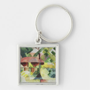 Der Garten, 1914 (w/c auf Papier) Schlüsselanhänger