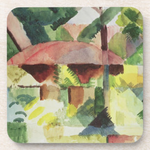 Der Garten, 1914 (w/c auf Papier) Untersetzer