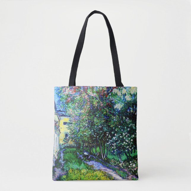 Der Garten am Asyl in Saint-Rémy, Van Gogh Tasche (Vorderseite)