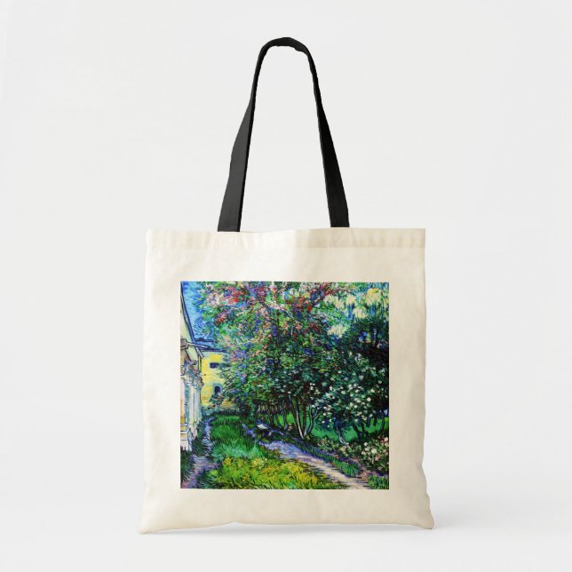 Der Garten am Asyl in Saint-Rémy, Van Gogh Tragetasche (Vorne)
