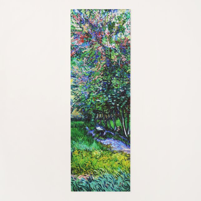 Der Garten am Asyl in Saint-Rémy, Van Gogh Yogamatte (Vorderseite)