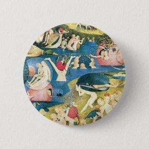 Der Garten der Irdischen Freuden Hieronymus Bosch Button