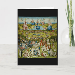 Der Garten der irdischen Freuden von Hieronymus Bo Karte