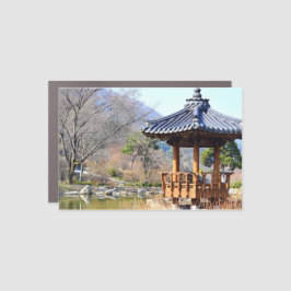 Der Garten der Morgenruhe Auto Magnet