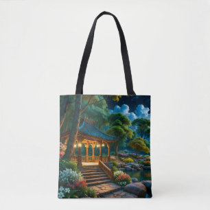 Der Garten der ruhigen Nacht Tasche