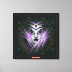 Der Garten der Träume Leinwand drucksvoll