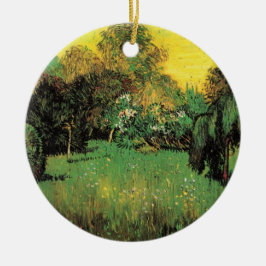Der Garten des Dichters von Vincent van Gogh Keramik Ornament
